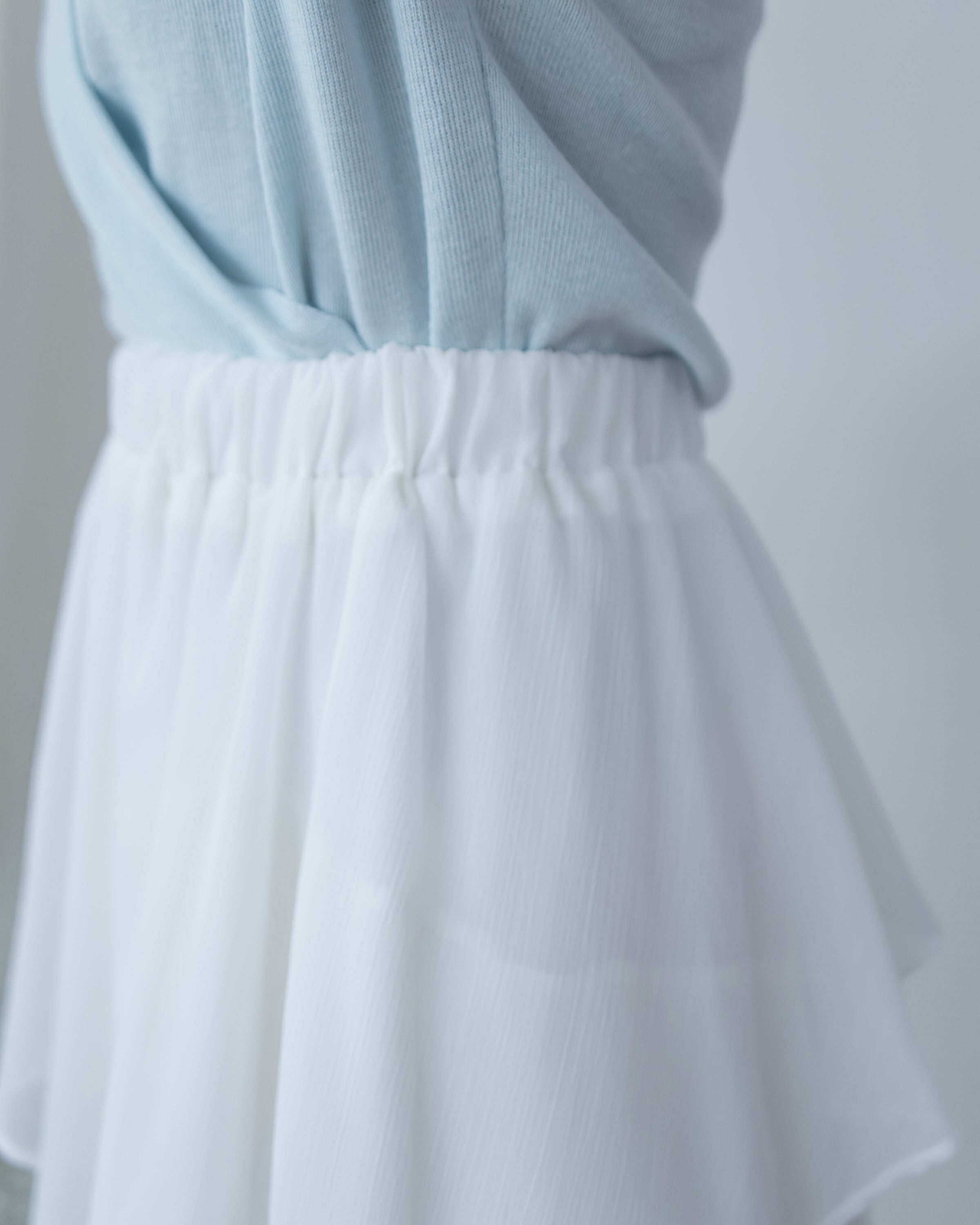 Chiffon Layer Skirt 飄逸雪紡多層次橡筋腰長裙/ SK8940 (pre-order)