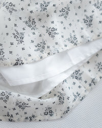 [intent label/intent製 ] Marguerite Chiffon Dress 瑪格麗特花束雪花連身裙/ DSA8005