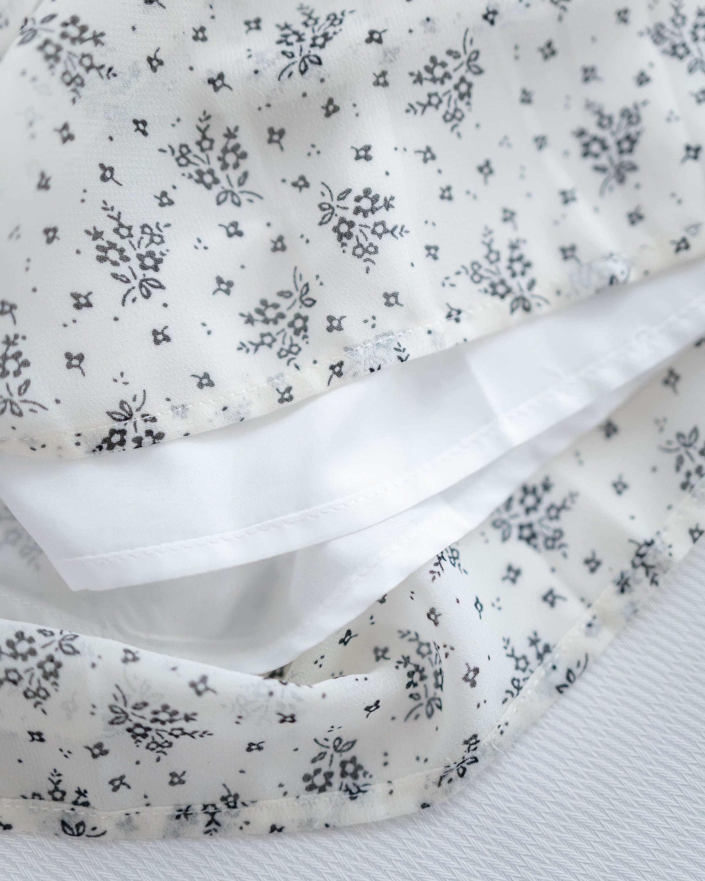 [intent label/intent製 ] Marguerite Chiffon Dress 瑪格麗特花束雪花連身裙/ DSA8005