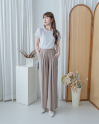 Alice Set Pants 拼色假兩件舒適精緻套裝/ SE8113