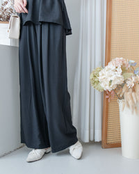 Alice Set Pants 拼色假兩件舒適精緻套裝/ SE8113