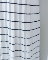 Pleated Striped Dress 條紋百褶細緻針織背心長裙/ DS1130