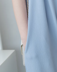 Ribbon Jumpsuit 蝴蝶調節細帶鬆弛感闊腳吊帶褲/ DS1136 (Pre-order LightKhaki)