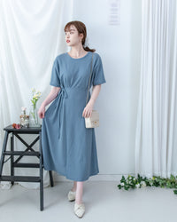 Alice Dress 隨性抗皺側綁帶連身裙/ DS1140