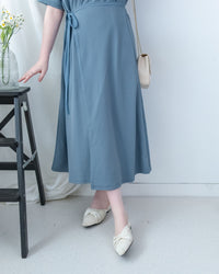 Alice Dress 隨性抗皺側綁帶連身裙/ DS1140