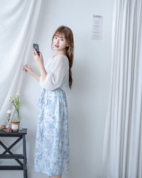 Effortless Blouse 微褶皺紗感面料空氣感上衣/ BU9147