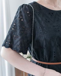 Lace Dress 精緻鏤空刺繡花邊連身裙/ DS1148