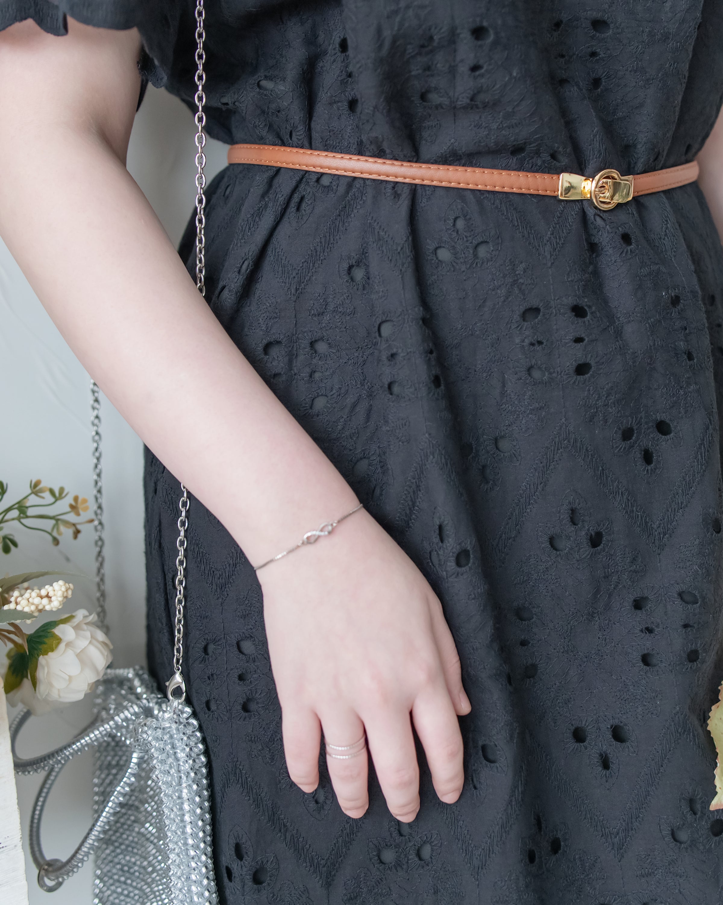 Lace Dress 精緻鏤空刺繡花邊連身裙/ DS1148