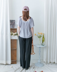Flowy Pants 隨性雲朵裡布防皺流暢闊腳褲 /PT8481