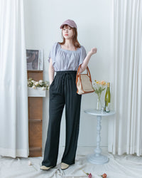 Flowy Pants 隨性雲朵裡布防皺流暢闊腳褲 /PT8481
