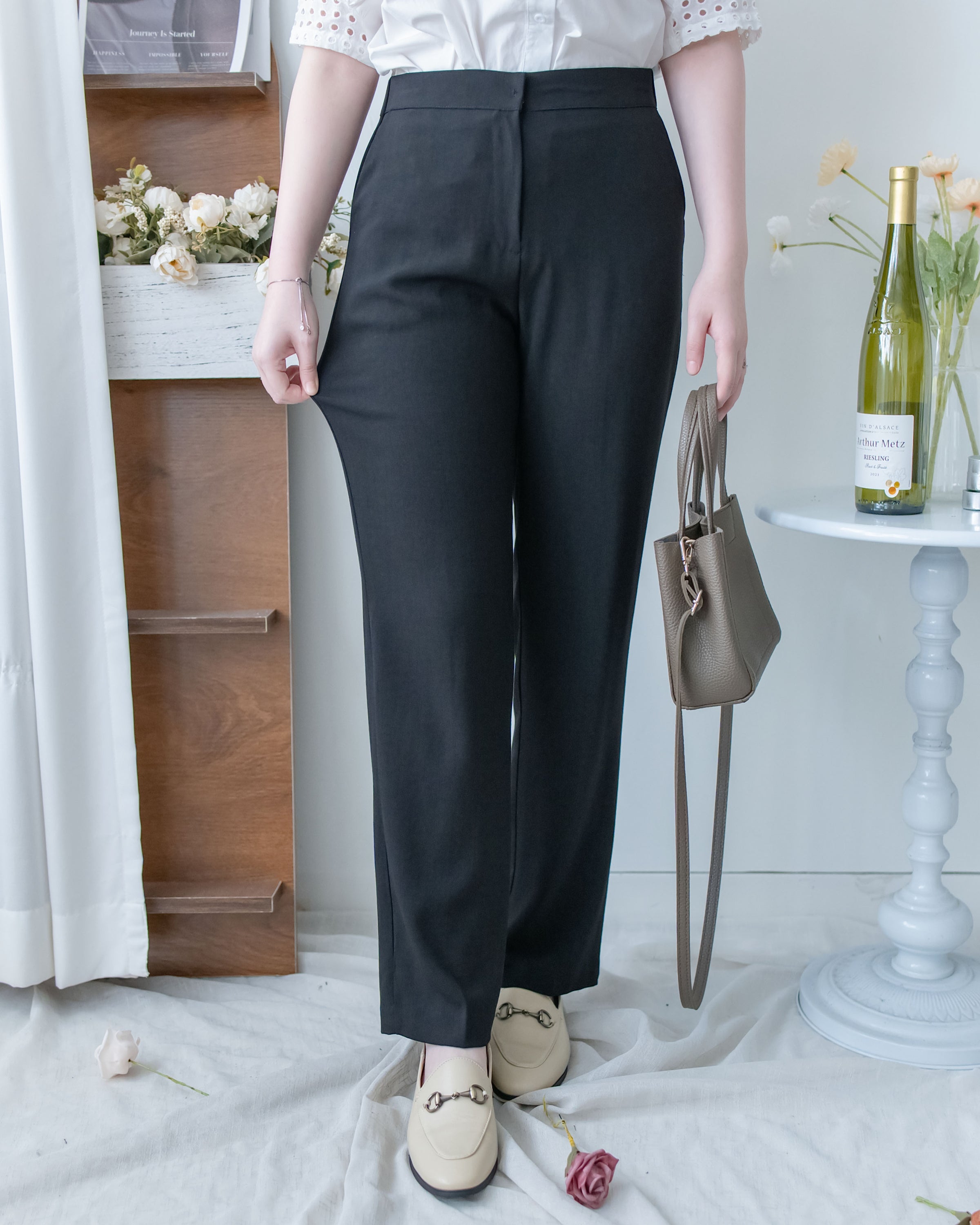 Elastic Trousers 透氣全彈性顯瘦西褲/PT8480
