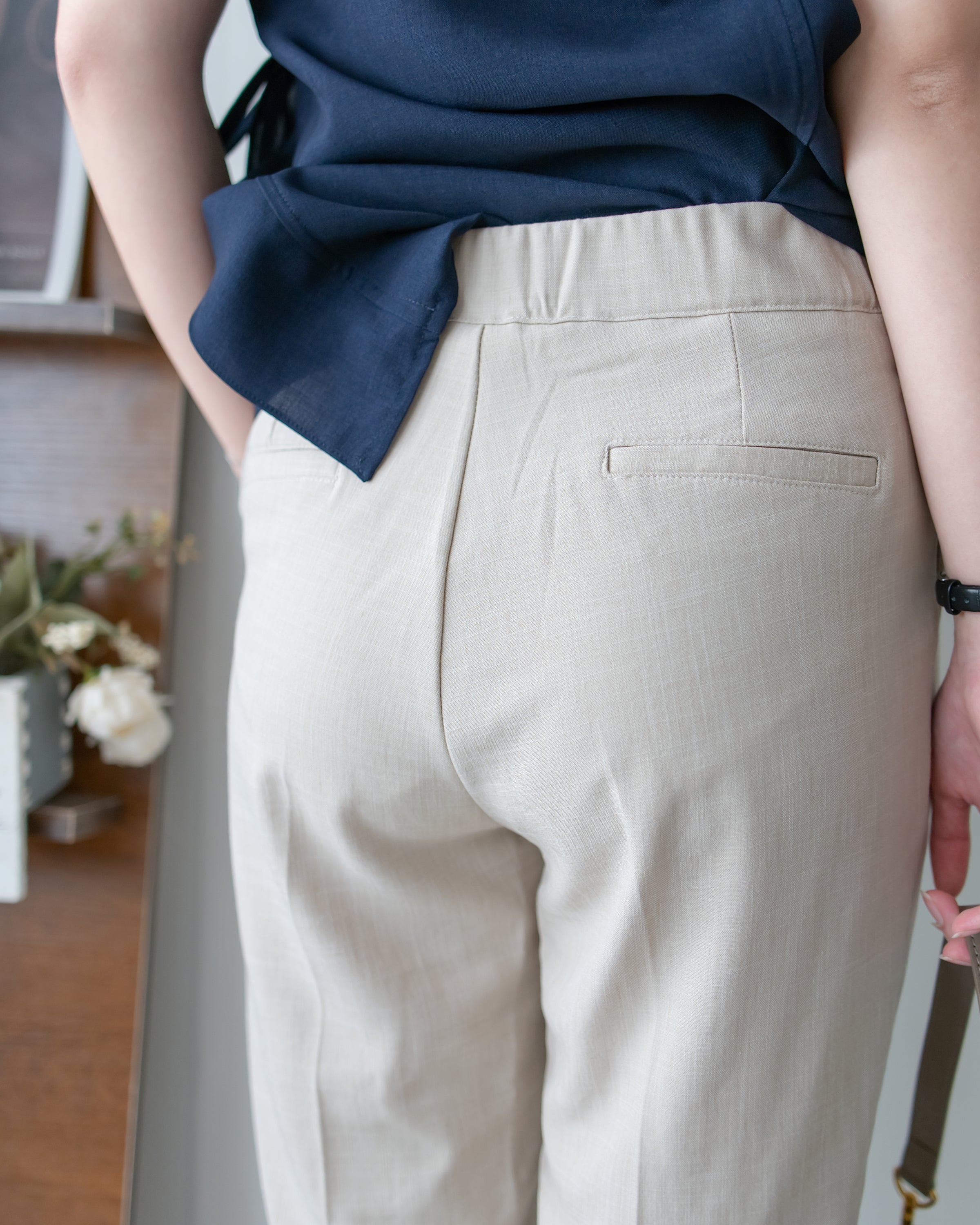 Elastic Trousers 透氣全彈性顯瘦西褲/PT8480
