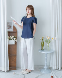 Flowy Pants 隨性雲朵裡布防皺流暢闊腳褲 /PT8481