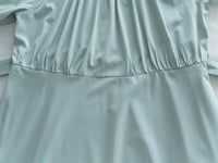 [intent label/intent製 ] Sophie Collar Dress 細褶方圓領顯瘦腰間口袋連身裙/  DSA8006