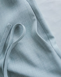 [intent label/intent製 ] Morandi Shirt Dress 十字暗紋莫蘭迪色系細領口袋連衣裙/ DSA8007