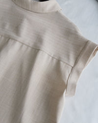 [intent label/intent製 ] Morandi Shirt Dress 十字暗紋莫蘭迪色系細領口袋連衣裙/ DSA8007