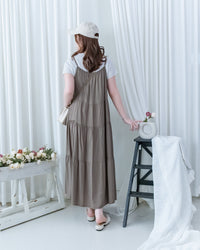 Layered Breeze Set 花邊防皺外套層次吊帶傘裙套裝/SE8119