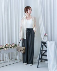 Airy Shirt 夏日微透光澤果凍感襯衫/BU9151