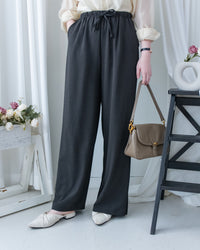 Fine Linen Pants 透氣防皺高質亞麻寬褲/PT8484