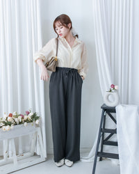 Airy Shirt 夏日微透光澤果凍感襯衫/BU9151