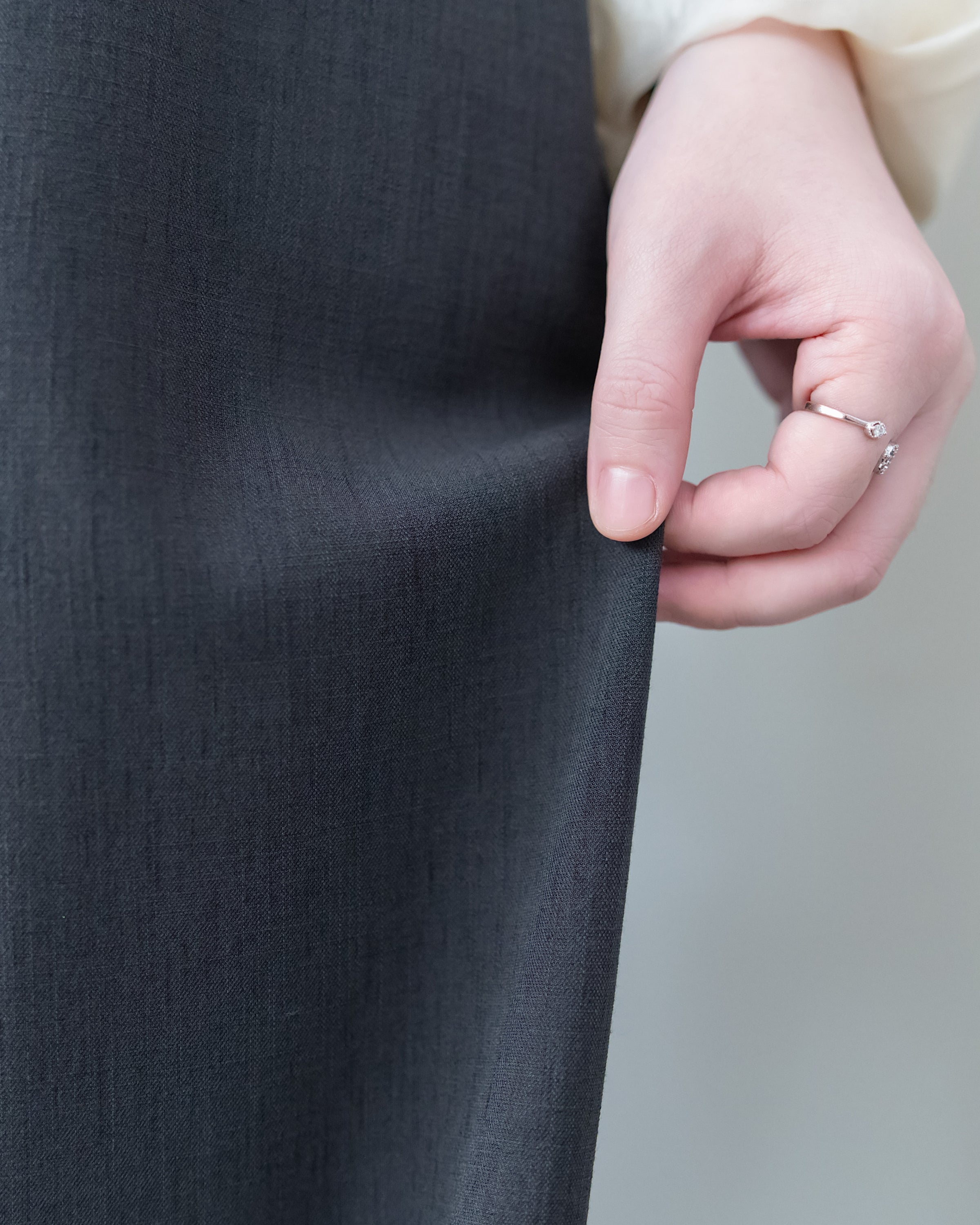 Fine Linen Pants 透氣防皺高質亞麻寬褲/PT8484