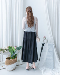 Layered Breeze Set 花邊防皺外套層次吊帶傘裙套裝/SE8119