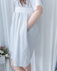 Alice Dress 隨性蝴蝶修腰口袋膝上連衣裙/DS1154
