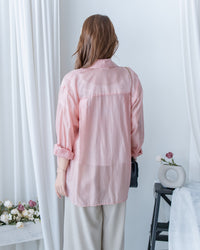 Airy Shirt 夏日微透光澤果凍感襯衫/BU9151