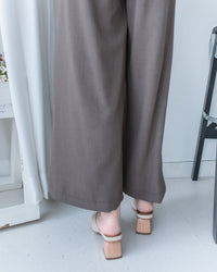 Fine Linen Pants 透氣防皺高質亞麻寬褲/PT8484
