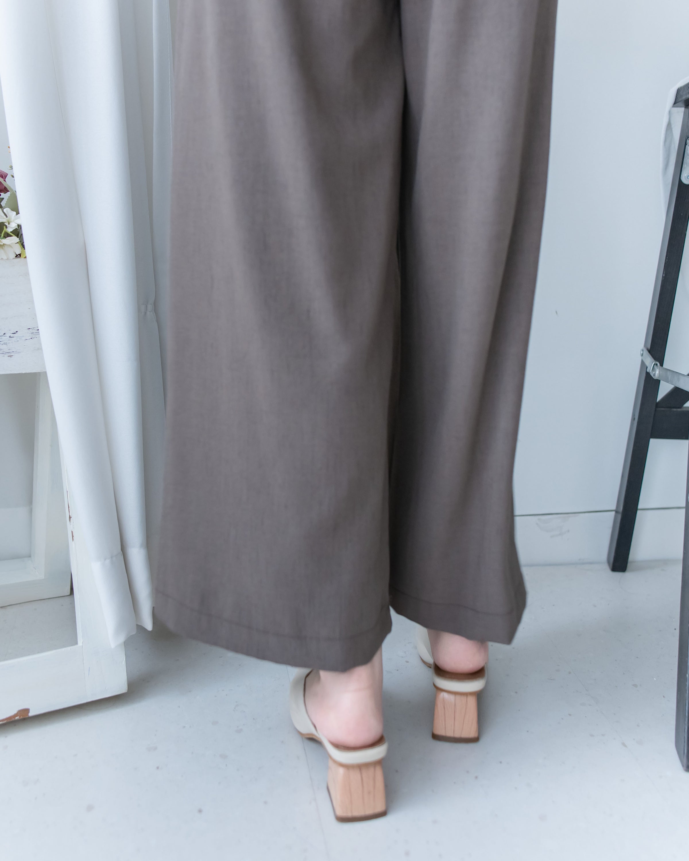 Fine Linen Pants 透氣防皺高質亞麻寬褲/PT8484