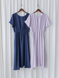 [intent label/ intent 製]  Alice Dress 前後兩穿單排鈕質感暗條紋連身裙 / DSA8010