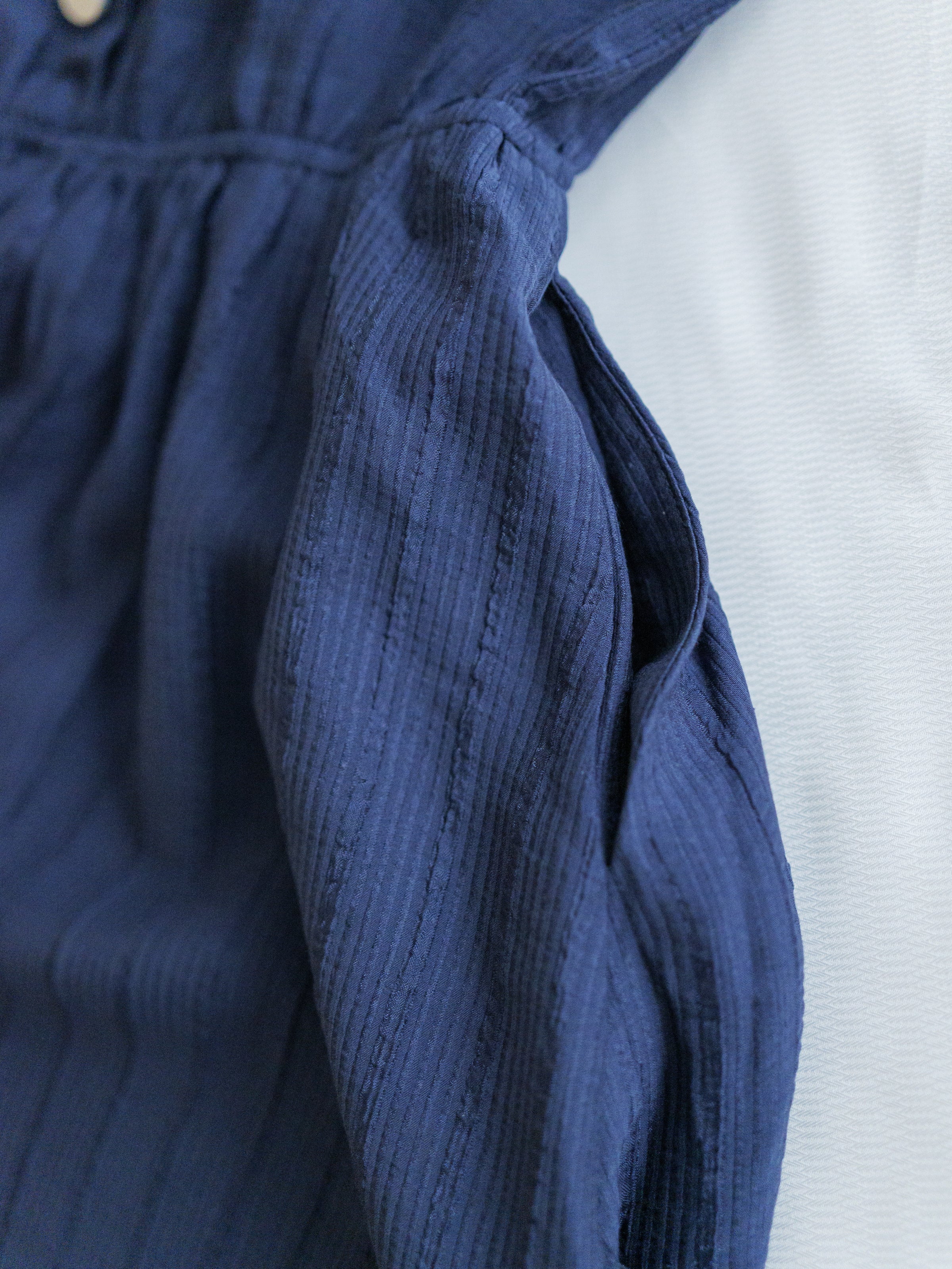 [intent label/ intent 製]  Alice Dress 前後兩穿單排鈕質感暗條紋連身裙 / DSA8010