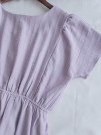 [intent label/ intent 製]  Alice Dress 前後兩穿單排鈕質感暗條紋連身裙 / DSA8010