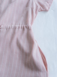 [intent label/ intent 製] Stripe Dress 法式細條親膚棉感口袋連身裙/ DSA8009