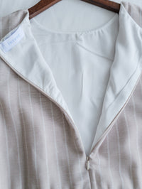 [intent label/ intent 製] Stripe Dress 法式細條親膚棉感口袋連身裙/ DSA8009