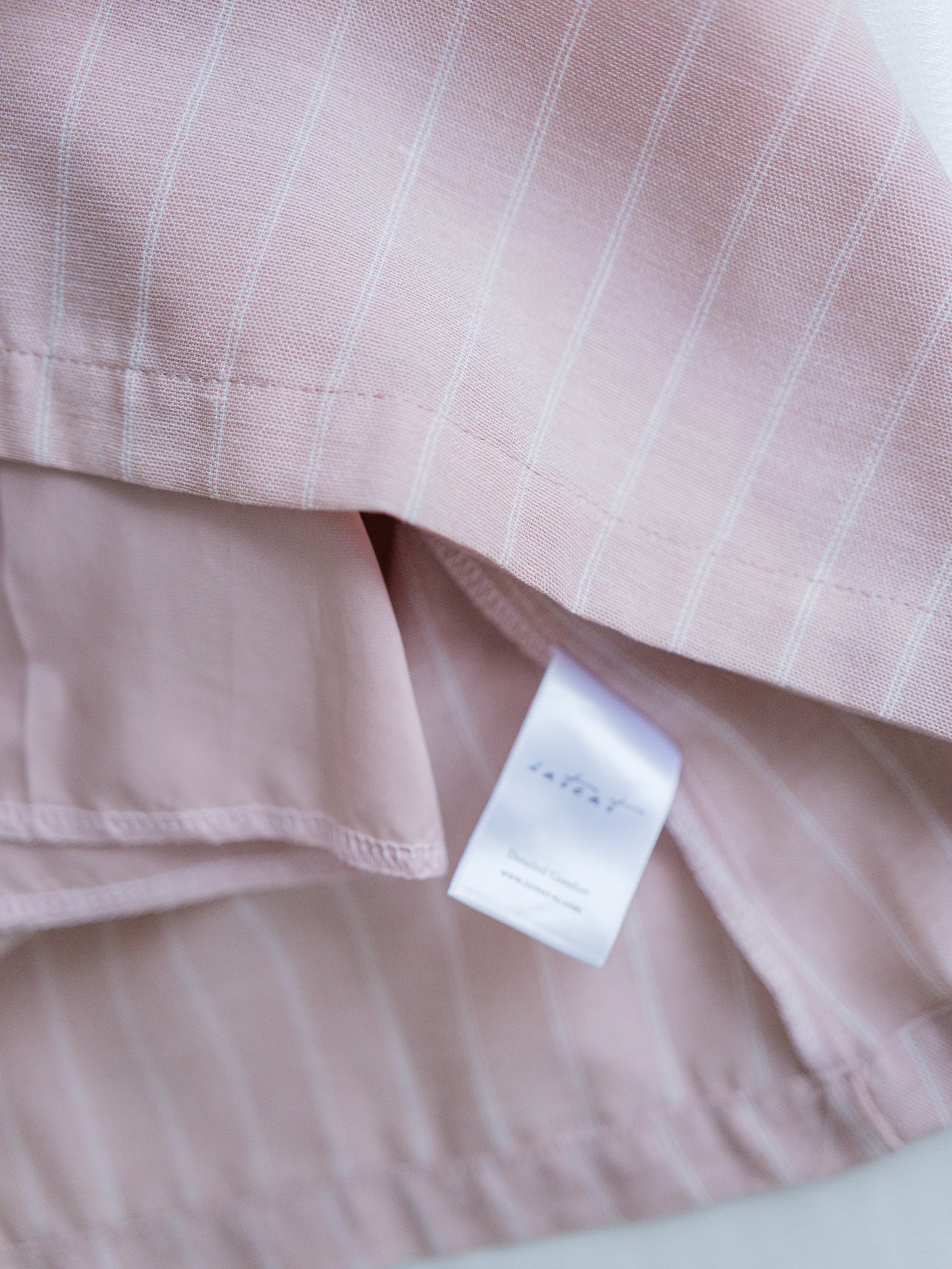 [intent label/ intent 製] Stripe Dress 法式細條親膚棉感口袋連身裙/ DSA8009