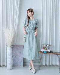 Sophie Dress 入肩線抽繩暗線連身裙/ DS1176