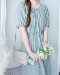 Sophie Dress 入肩線抽繩暗線連身裙/ DS1176