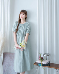 Sophie Dress 入肩線抽繩暗線連身裙/ DS1176