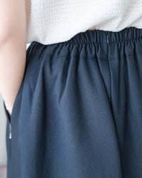 French Pocket Skirt 前褶微挺高腰口袋傘裙/ SK8951