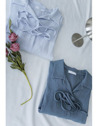 [intent label/ intent 製] Anden Shirt Dress 舒適柔軟下排假鈕扣恤衫連身裙/ DSA8011
