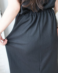 Hailey Skirt Set 防皺彈性恤衫彈性直裙套裝/ SE8122