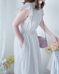 [intent label/ intent 製]  Sophie Dress 花邊領口緹花刺繡修腰連身裙/DSA8008