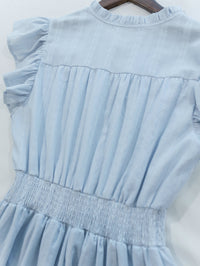 [intent label/ intent 製]  Sophie Dress 花邊領口緹花刺繡修腰連身裙/DSA8008