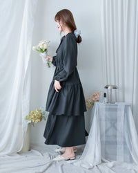 Ribbon Layers Dress  綁帶圓漫飄逸層次連身裙/ DS1188