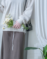 Pullover Dress Set 衛衣彈性吊帶長裙慵懶套裝/ SE8126