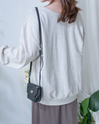 Pullover Dress Set 衛衣彈性吊帶長裙慵懶套裝/ SE8126