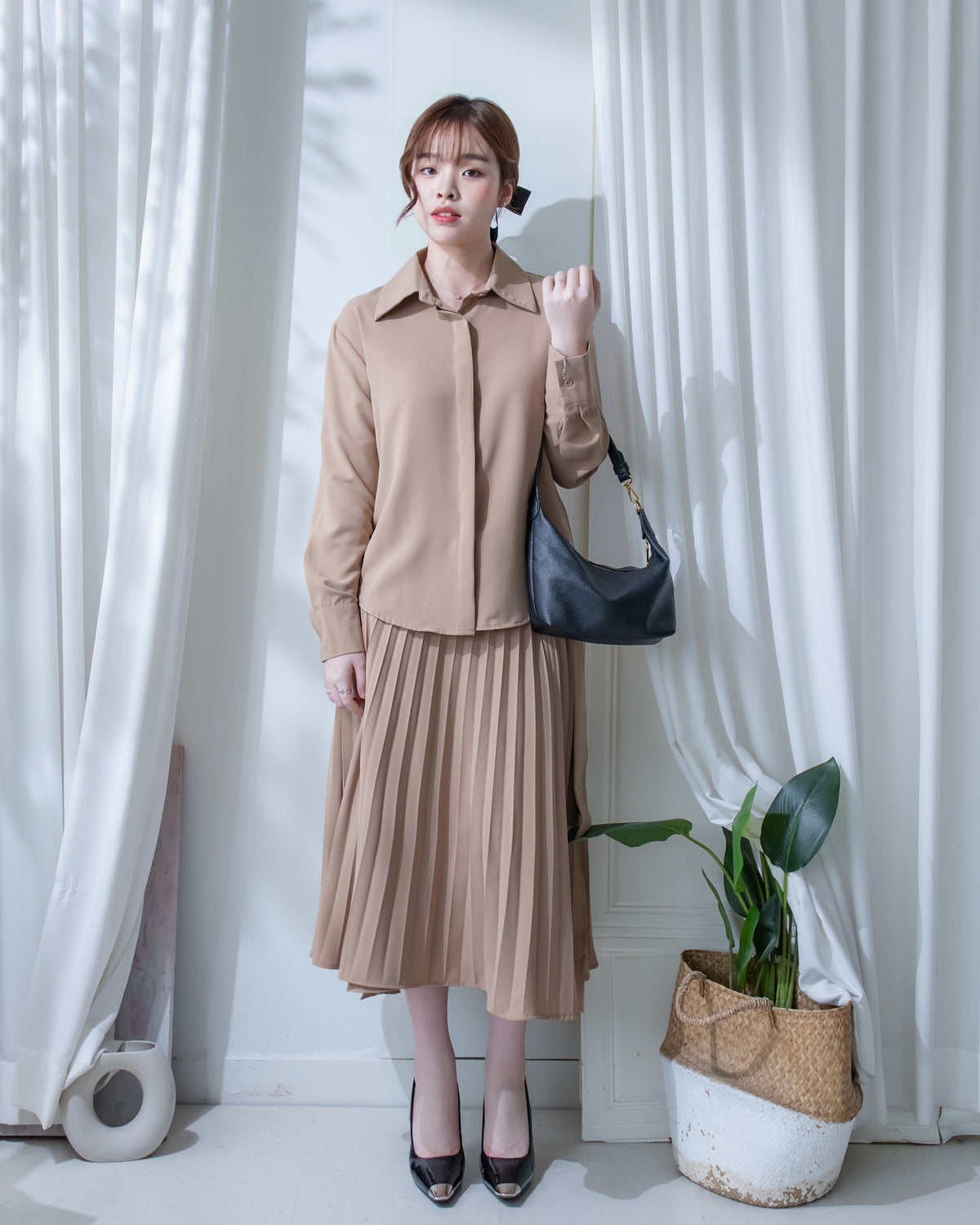 Wrap Skirt Set 俐落包式穿著修身兩件套/ SE8125