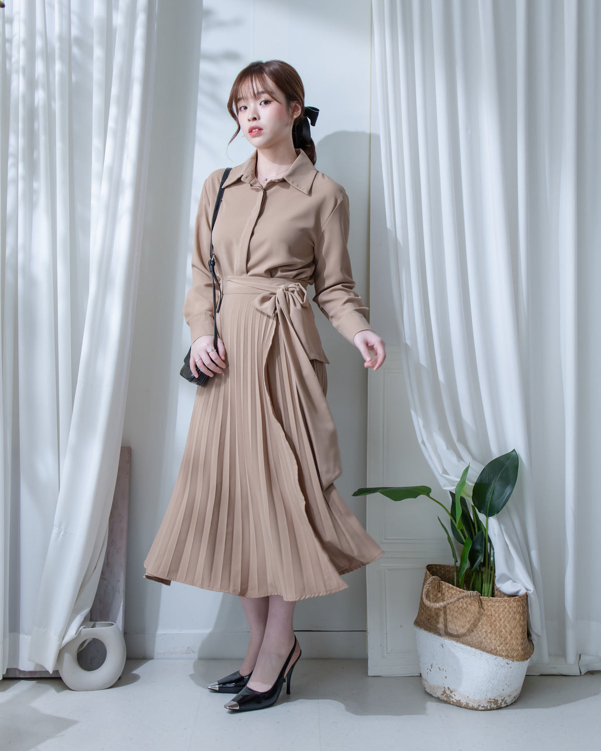 Wrap Skirt Set 俐落包式穿著修身兩件套/ SE8125