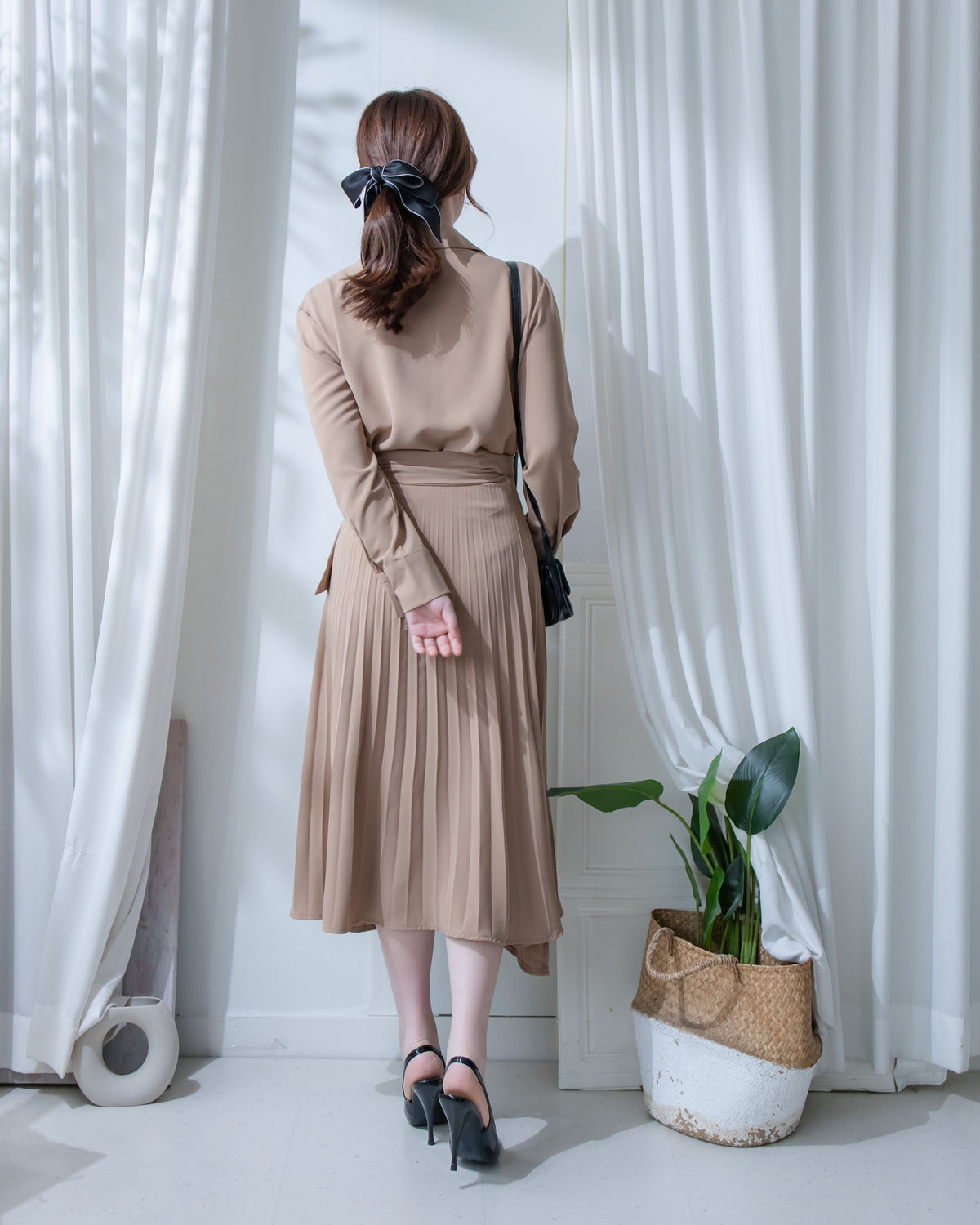 Wrap Skirt Set 俐落包式穿著修身兩件套/ SE8125